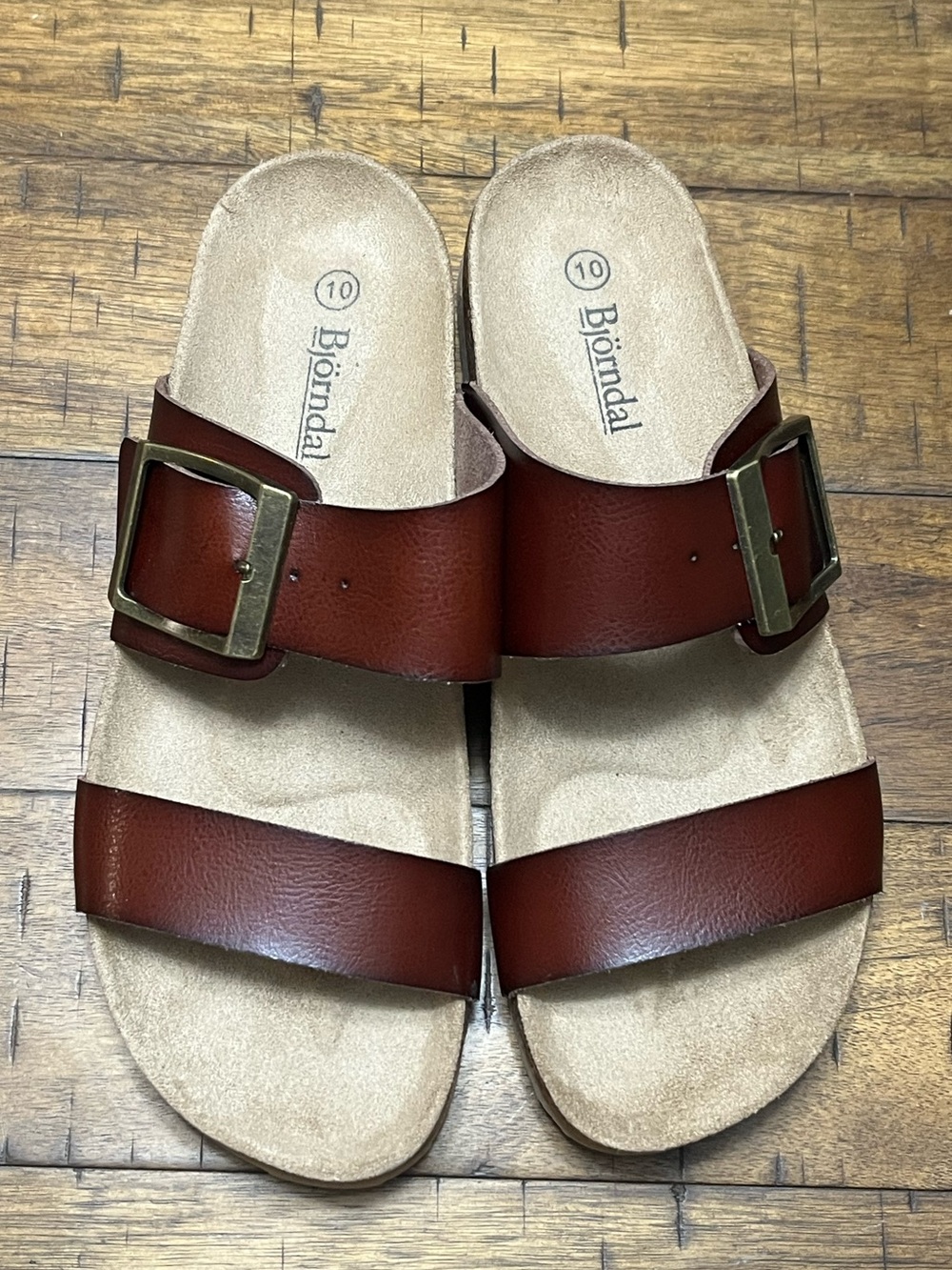 Bjorndal Buckle Slide Sandals Size 10